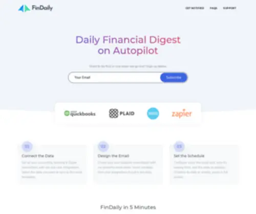 Findaily.io(Daily Financial Digest on autopilot) Screenshot