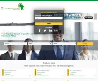 Findajobinafrica.com(Home) Screenshot