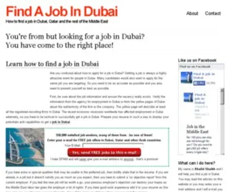 Findajobindubai.info(Find A Job in Dubai) Screenshot