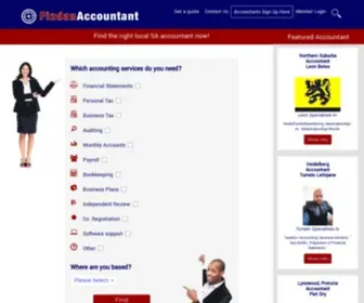 Findanaccountant.co.za(The South African Accountant Directory) Screenshot