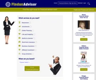 Findanadvisor.co.za(Find an Advisor) Screenshot