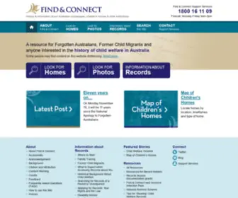 Findandconnect.gov.au(Find & Connect) Screenshot