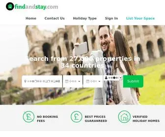 Findandstay.com(Find and Stay) Screenshot