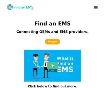 Findanems.com(Find an EMS) Screenshot