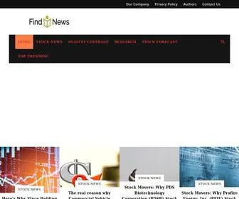 Findanews.com(Find A News) Screenshot