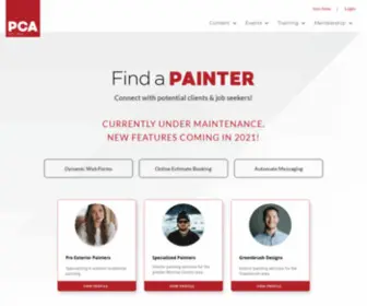 Findapainter.com(PCA Find a Painter) Screenshot