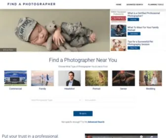 Findaphotographer.com(Find a photographer) Screenshot