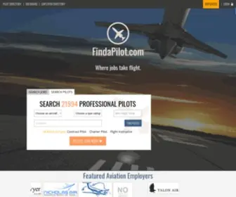 Findapilot.com(Pilot Jobs and Pilot Search) Screenshot