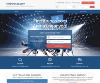 Findarenas.com(Local Business Directory) Screenshot