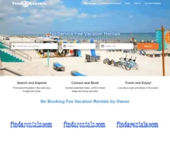 Findarentals.com(Vacation Rentals) Screenshot