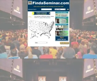 Findaseminar.com(Education and training events) Screenshot