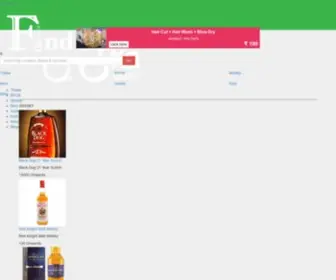 Findatheka.com(Price of Liquor in Delhi NCR) Screenshot