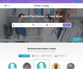 Findatopdoc.com(Find a Doctor by Insurance) Screenshot