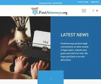 Findattorneys.org(Find Attorneys Directory) Screenshot