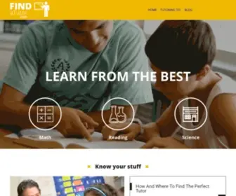 Findatutor.org(Knowledge) Screenshot