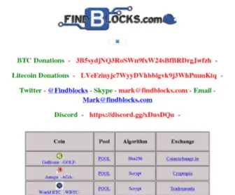 Findblocks.com(Findblocks) Screenshot