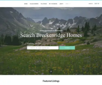 Findbreckenridgehomes.com(Search Breckenridge Homes) Screenshot