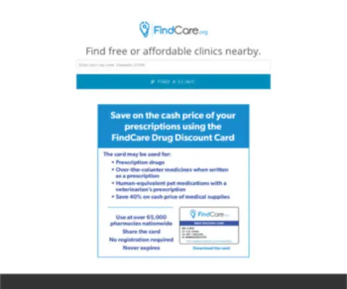 Findcare.org(FindCare) Screenshot