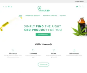 Findcbd.info(Compare Certified CBD products) Screenshot