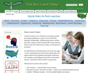 Findcoaches.com(Find Coaches) Screenshot