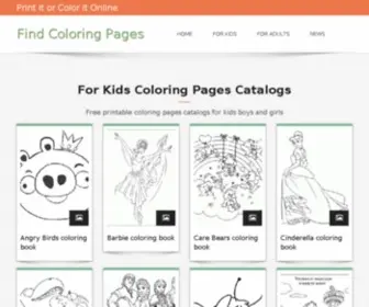 Findcoloringpages.com(Findcoloringpages) Screenshot