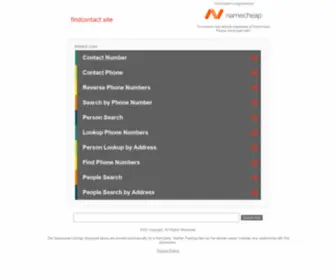 Findcontact.site(Findcontact site) Screenshot