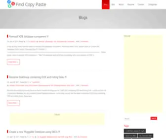 Findcopypaste.com(Share knowledge) Screenshot