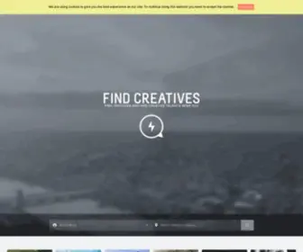 Findcreatives.com(Find Creatives) Screenshot