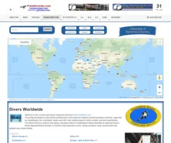 Finddivers.com(Divers Directory Worldwide) Screenshot