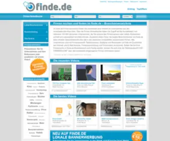 Finde.de(Die Firmensuche im Internet) Screenshot