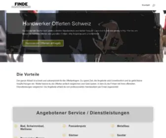 Findehandwerker.ch(Offerten Handwerker) Screenshot