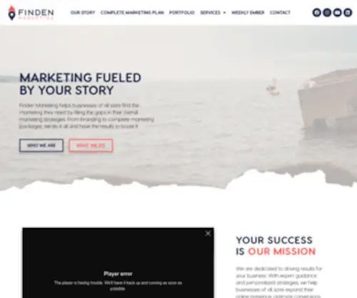 Findenmarketing.com(Finden Marketing) Screenshot