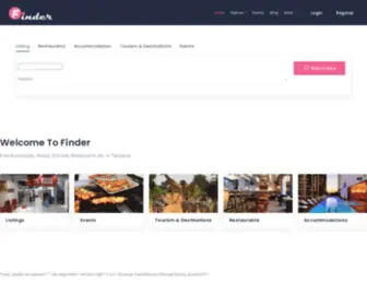 Finder.co.tz(Finder A Premium Business Directory) Screenshot