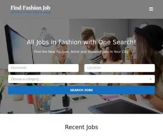 Findfashionjob.com(欧洲杯足球平台) Screenshot