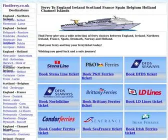 Findferry.co.uk(Find Ferry) Screenshot