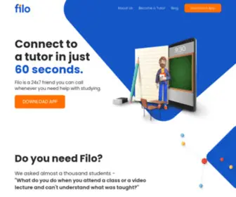 Findfilo.com(On Demand Teacher App for Maths) Screenshot