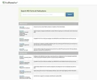 Findformsfast.com(Free Printable Forms) Screenshot