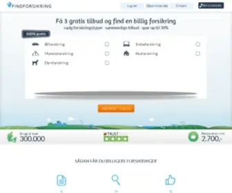 Findforsikring.dk(Billig forsikring) Screenshot