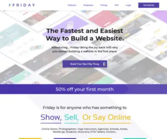 Findfriday.com(Easy Website Builder) Screenshot