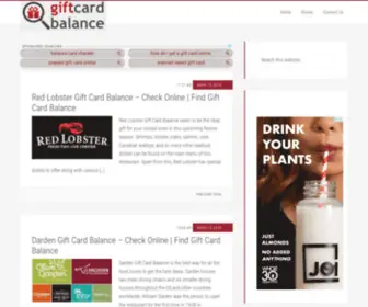 Findgiftcardbalance.com(Find Gift Card Balance) Screenshot