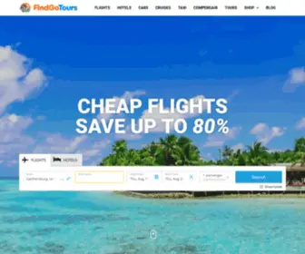 Findgotours.com(Home) Screenshot