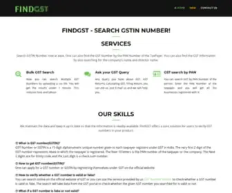 Findgst.com(Find GST GSTIN PAN detail free) Screenshot