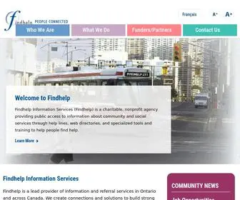 Findhelp.ca(Findhelp) Screenshot