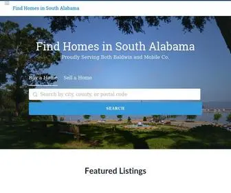 Findhomeseasternshoreal.com(Find Homes in South Alabama) Screenshot