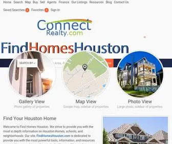 Findhomeshouston.com(Connect Realty) Screenshot