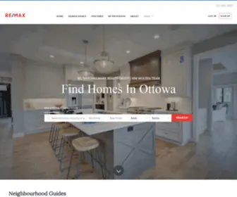 Findhomesinottawa.com(Find Homes In Ottawa provided by Re/Max Hallmark Realty Group) Screenshot