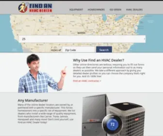 FindhvaCDealer.com(Furnace Repair) Screenshot