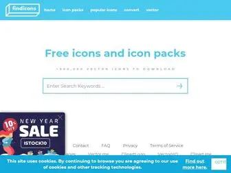 Findicons.com(Free Icons & Icon Packs) Screenshot