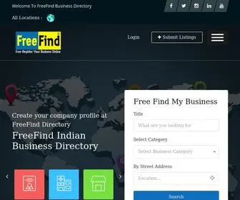 Findindia.co.in(FreeFind Business in india) Screenshot