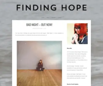 Finding-Hope.co.uk(Finding Hope) Screenshot